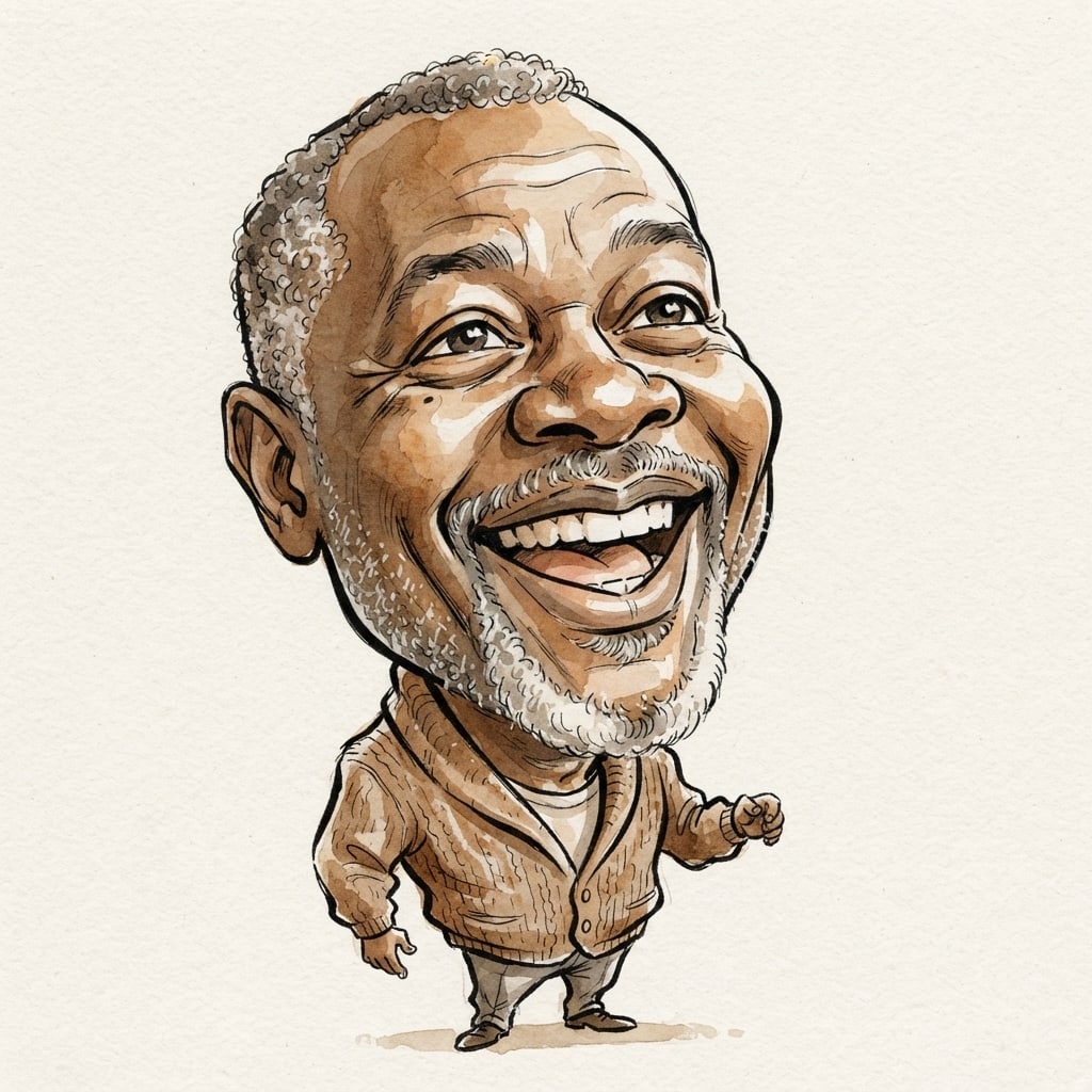 Classic Watercolor caricature